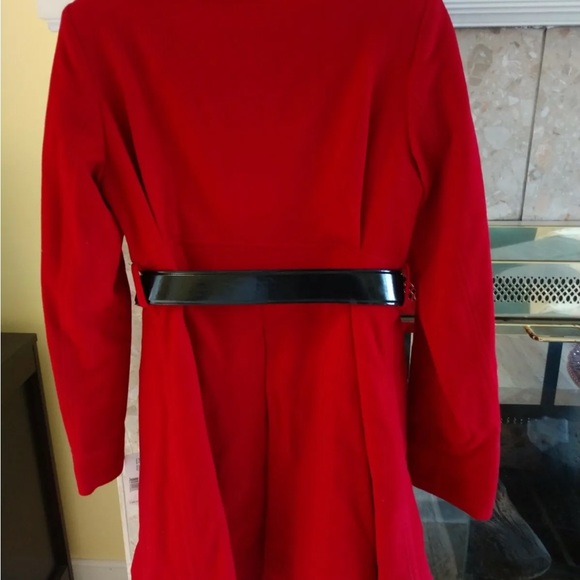LAUNDRY by Design Red Holiday Christmas Wool Coat NWT $500 - Picture 5 of 7